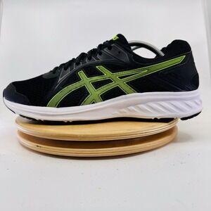 ASICS Jolt 2 Men's 11 Black Green Running Shoes Lightweight Walking